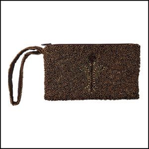 Vintage Beaded  Moyna New York﻿ Wristlet